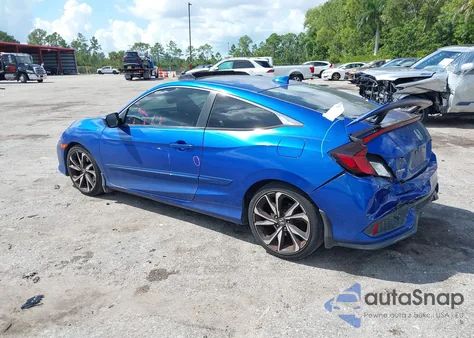 2017 Honda Civic Si z USA, uszkodzony, nr VIN 2HGFC3A5XHH750138